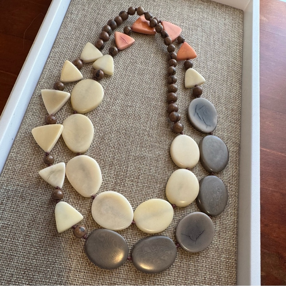 Noonday Collection  Multi-Color Seeds Necklace